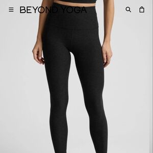 Beyond Yoga Black Spacedye Leggings